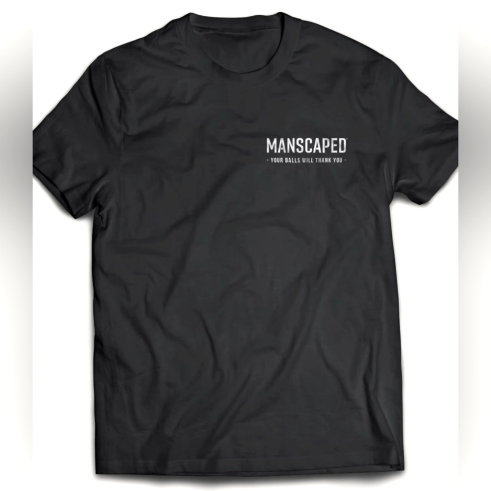 NWT Manscaped Black Men's T-Shirt Size L